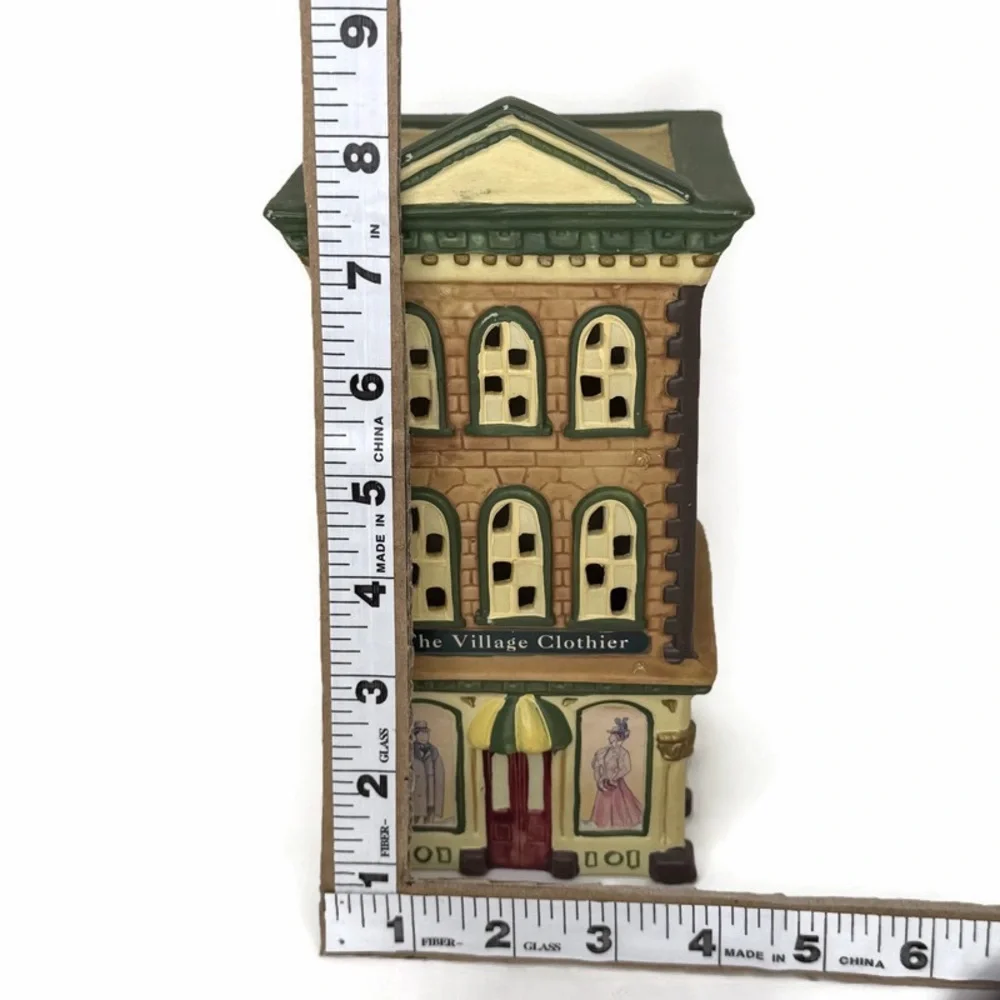 FTD Christmas Ceramic Village Clothier Building